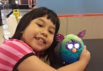 Shaina and her Furby