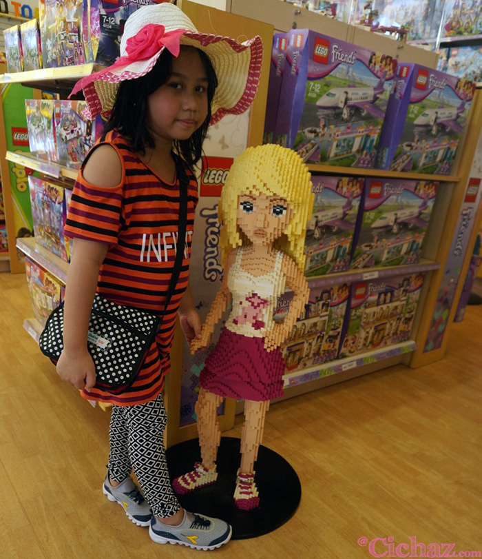 With Lego Friends