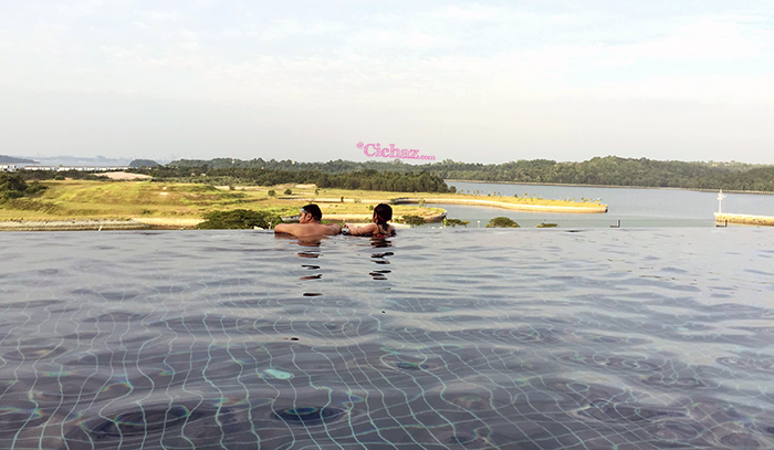 Hotel Jen infinite pool Johor Puteri Harbour