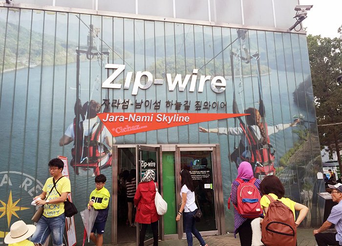 Zip Wire Nami Island Station