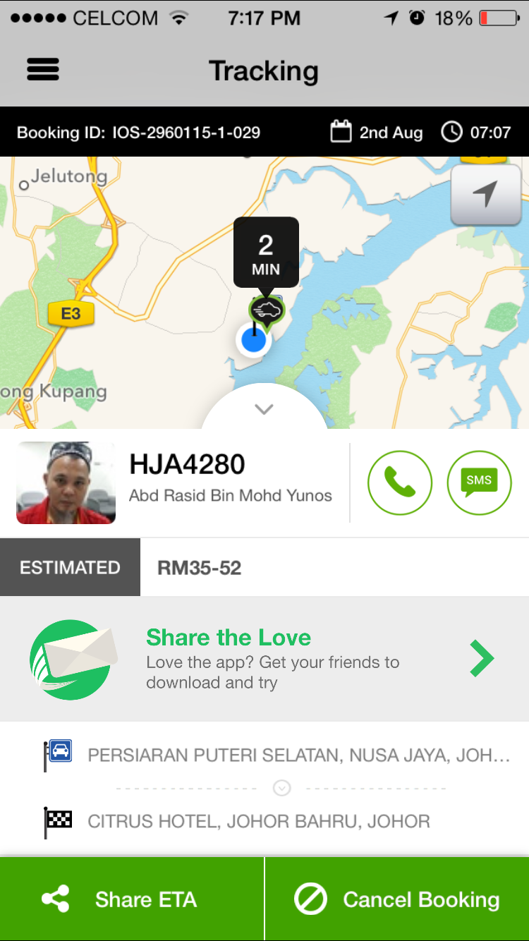 Grabtaxi malaysia