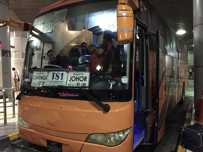 Transtar TS1 bus from JB sentral to Changi